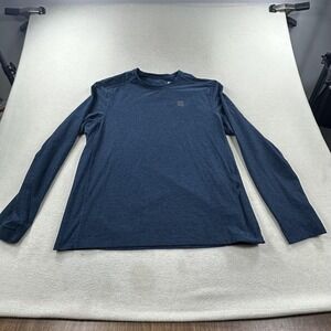 Alaskan Hardgear Shirt Mens Large Blue Meltwater Standard Fit Long Sleeve Crew